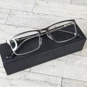 53.17.142 Foster Grant 3465a Design Optics Kyne Metal Square Reading Glasses 2.00