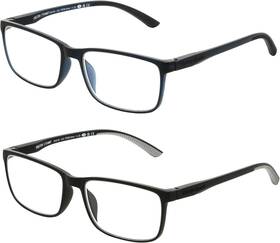 5015718-175.cgu Foster Grant Mens Tatum 2-pack Reading Glasses Rectangular