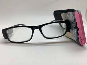 Foster Grant 887661148544 Lightspecs 2.50 Lloyd Black Readers With Light Reading Glasses