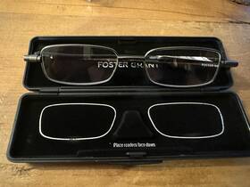 Foster Grant 887661166104 Gavin Fold-flat Micro Reading Glasses Unisex 1.25