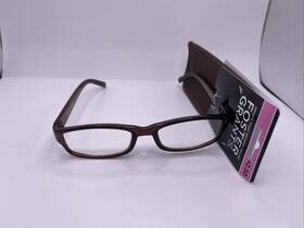 Foster Grant 887661181275 2.50 Reading Glasses Derick Brown With Case 58.5mm New