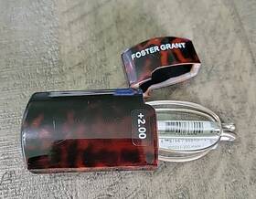 Foster Grant 887661185426 Microvision Folding Reader Glasses Astrd 2.00 Non Prescription New