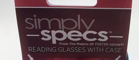 D118 Foster Grant 887661208156 Simply Specs Pumpkin 1.50 Reading Glasses Readers