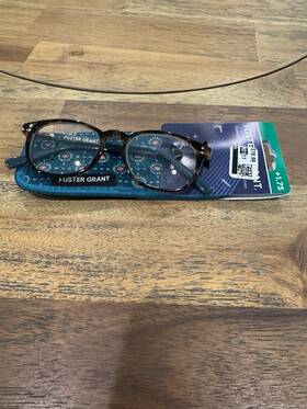 Foster Grant 887661252333 Elodie - 1.75 Reading Glasses With Soft Case New Tortoise
