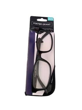 Foster Grant 887661253422 Mens 2.75 Black Reading Glasses And Case 54 18 145 Pd58.5mm Boston