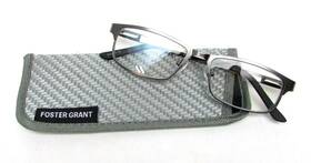 Foster Grant 887661253590 Samson Gun 1.50 Reading Glasses E.readers Blue Light With Free Case 9z