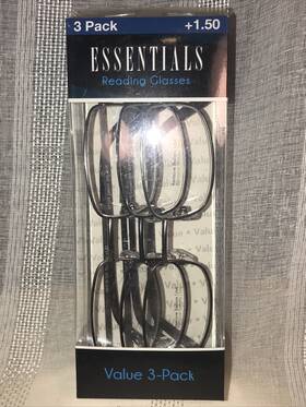 Foster Grant 887661254337 Mens Core Reading Glasses 1.50 New 3 Pack Lightweight Durable