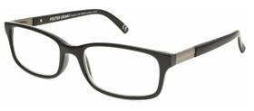 Foster Grant 887661254474 Boston Reading Glasses 1.50 Black Full Magnification Reader And Case