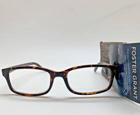 Foster Grant 887661302151 Boston Tor Tortoise 1.50 Brown Reading Glasses Readers