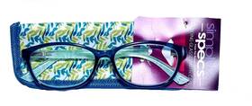 Foster Grant 887661310217 Gwyn Reading Glasses Teal Frame 2.75