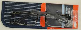 Foster Grant 887661310965 Enhanced Vision Reading Glasses 2.50 Eastwood - Black Loc. D