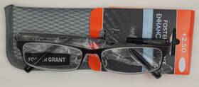 G131952-1 Foster Grant 887661314161 Enhanced Vision Reading Glasses 2.50 Drew - Gray Loc D