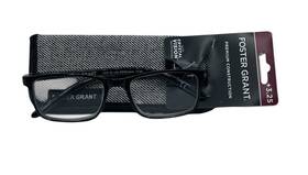 Foster Grant 887661323996 Cole Black Reading Glasses 3.25 With Soft Case Crystal Vision Tech