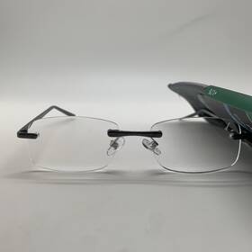 D629 Foster Grant 887661338952 Tech Al 12 Gun 2.50 Readers Men Reading Glasses Aluminum