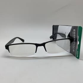 R198 Foster Grant 887661339201 Inch 3 Pair Percy Blk 1.75 Readers Essentials Reading Glasses