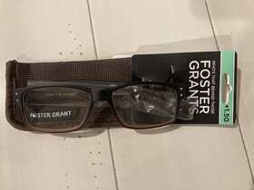 Foster Grant 887661343420 - Thomson Men Black-to-amber Reading Glasses Soft Case 1.50 New