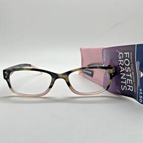 R117 Foster Grant 887661365835 Inch 3 Pair Monroe 1.50 Pink Womens Reading Glasses