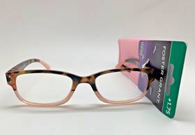 Foster Grant 887661365842 Inch 3 Pair Monroe 1.75 Pink Womens Reading Glasses Readers