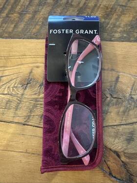 Fg28 Foster Grant 887661456212 Inch Cassandra Win Wine 1.50 Reader Reading Readers Glasses