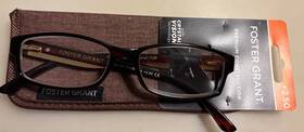 Foster Grant 887661456724 New Truman 2.50 Men S Reading Glasses Readers Comes With Soft Case