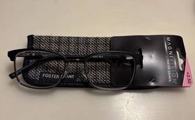 Foster Grant 887661550507 New Magnavision Alden Black 2.50 Unisex Readers Reading Glasses