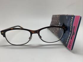 R230 Foster Grant 887661588005 Inch 3 Pair Cleo Tort Brown 2.50 Reading Readers Glasses