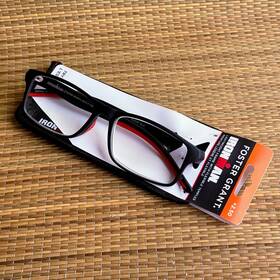 Foster Grant 887661609885 Ironman Reading Glasses Black/red 2.50 Ironflex. With Sport Case