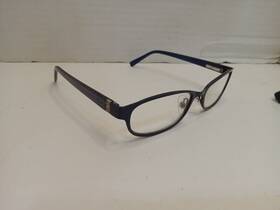 16-134 Foster Grant 887661622297 Womens Navy Blue Reading Glasses Frames Only Isa Nvy 52/16-134