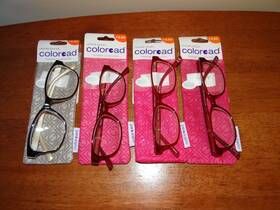 Foster Grant 887661622341 Coloread 2.50 Kinsey Evalina Wine Readers Reading Glasses 4 Pair