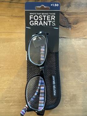 Foster Grant 887661622365 Brianna Womens Reading Glasses 1.50 Multi Stripe W Case