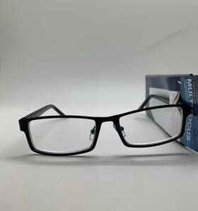 D910 Foster Grant 887661884183 Multi Focus 2.50 Sawyer Blk Black Reading Readers Glasses