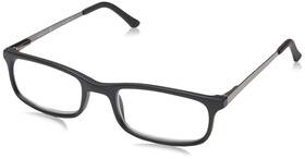 Foster Grant 887661885258 Mens Kramer E.readers Glasses Reading Matte Black/transparent 51