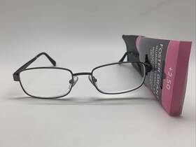 R227 Foster Grant 887661928276 Inch 3 Pair Manning Gun Reading Glasses 2.50 Readers Rubber Tem