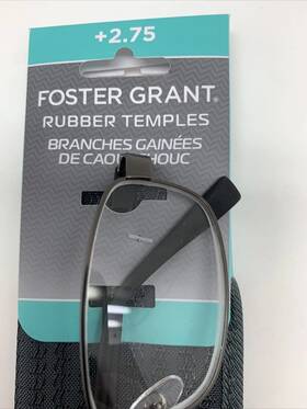 Foster Grant 887661928290 Manning Reading Glasses 2.75 Readers