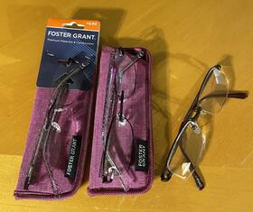 Foster Grant 887661928313 Inch 3 Pair Reading Glasses Two 2.50 And One 1.75