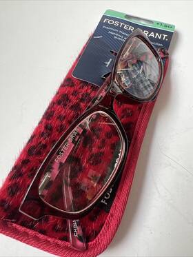 Foster Grant 887661931955 Adalia / Wine Womens Reading Glasses 1.50