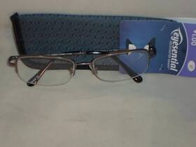 Foster Grant 887661979872 Eyesential Reading Glasses Black/blue 1.00 G1