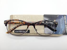 952-cleo Foster Grant Womens Cleo Tor Round Reading Glasses 1.25 Readers Eyeglasses