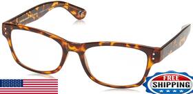 B00nhuv8l0 Foster Grant Conan Multifocus Rectangular Reading Glasses 1.5 Shiny Tortoise