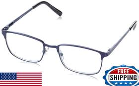 B07qgvqm6x Foster Grant Mens Braydon Multifocus Reading Glasses Matte Navy Blue 2.00