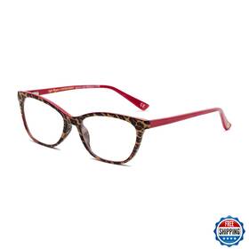 B08pdl5p1w Foster Grant Sofia Vergara Women S Cat-eye Reading Glasses Leopard Front Red Bas