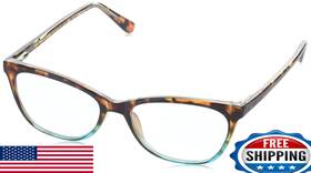 B09wf5r6hs Foster Grant Sofia Vergara Womens Teresa Reading Glasses Cat-eye Tortoise Cryst