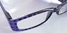 Foster Grant Bubbles Purple Reading Glasses Case Spring Hinges