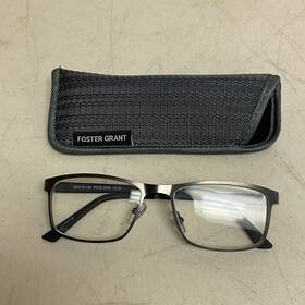 55-18-145 Foster Grant Ct0819 58.5mm 2.50 Black Reading Glasses Eli Gun Pd
