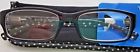 Foster Grant Eyesential Reading Glasses Case Sibyl Blue Spring Hinges