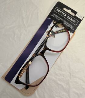 Fglr2201 Foster Grant Premium Reading Glasses 1.25 Win 53 16-140 Wine Tortoise
