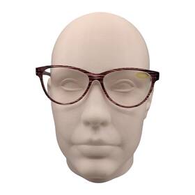 Fglt2302 Foster Grant Purple Striped Reading Glasses Prp 1.00 Strength