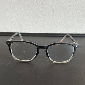 Hd12223 Foster Grant Multifocus 3.25 Camden Square Eyeglasses Black Plastic