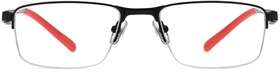 Im1003 Foster Grant Ironman Black Reading Glasses With Case Vision Specs 3.00 New
