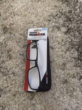 Foster Grant Ironman 193033559376 Men S Reading Glasses With Case 2.75 Black Readers